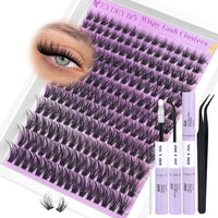 Thumbnail for Image 1 of Default Title for the product EYDEVRO Wispy Lash Clusters Kit Natural CD Curl Eyelash Clusters Kit