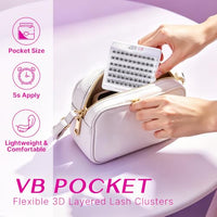 Thumbnail for Image 13 of VEYESBEAUTY Lash Clusters Individual Eyelash Extensions