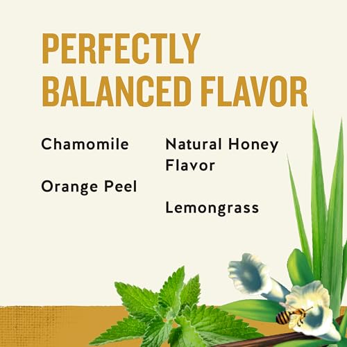Image 3 of Celestial Seasonings Chamomile Tea Bags - Honey Vanilla Herbal Tea, Caffeine Free, 20 Bags Per Box (Pack of 6)