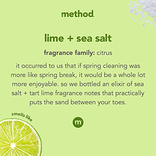 Image 3 of Method All-Purpose Cleaning Wipes, Lime + Sea Salt, 70 Count, 6 Pack