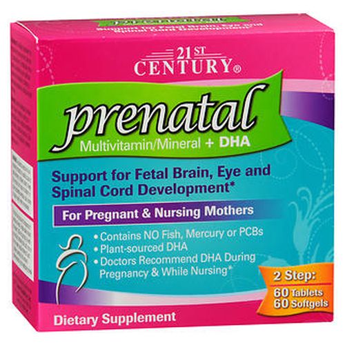 21st Century Prenatal Multivitamin/Mineral + DHA 120 Tabs