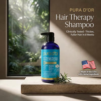 Thumbnail for Image 2 of PURA D'OR Hair Thinning Therapy Biotin Shampoo ORIGINAL Herbal Scent, 16oz