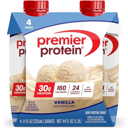 Image 1 of Default Title for the product Premier Protein 30g High Protein Shake, Vanilla, 4 Pack