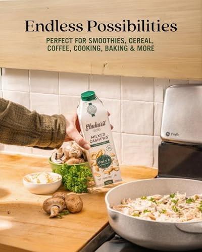 Image 4 of Elmhurst 1925 Cashew Milk Unsweetened - 32 Ounce (Pack of 6), Vegan