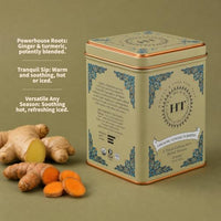 Thumbnail for Image 2 of Harney & Sons HT Organic Ginger Turmeric Herbal Tea, 20 Sachets Tin