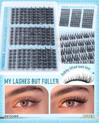 Thumbnail for Image 24 of PHKERATA Wispy Eyelash Clusters