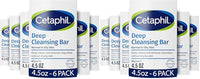 Thumbnail for Image 2 of 4.5 Ounce (Pack of 12) / Deep Cleansing Pack of 6 for the product Cetaphil Deep Cleansing Face & Body Bar Soap, Sensitive Skin Care, 6ct