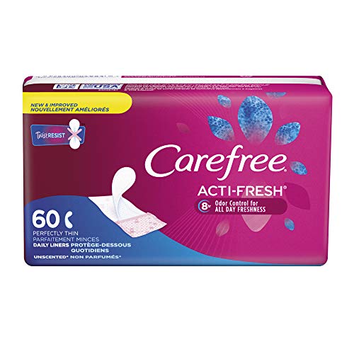 Image 1 of 60 Count (Pack of 1) for the product Carefree Body Shape Pantiliners