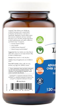 Thumbnail for Image 3 of PURE ESSENCE LABS Longevity Multivitamin for Men Over 40 - 120 Tablets