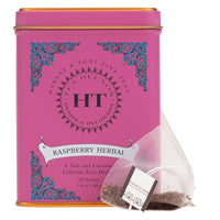 Thumbnail for Image 1 of Default Title for the product Harney & Sons Raspberry Herbal Tea, Caffeine Free, 20 Sachets Tin