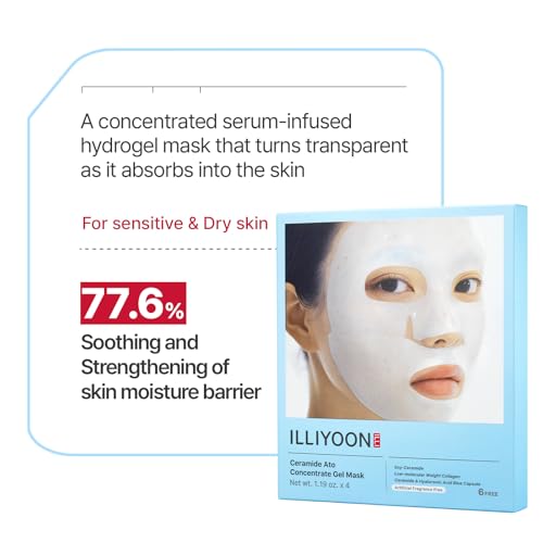 Image 3 of Illiyoon Ceramide Ato Concentrate Gel Face Mask 34g x 4ea