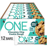 Thumbnail for Image 1 of Default Title for the product ONE Chocolate Chip Cookie Dough Protein Bars, 20g Protein, 12 ct