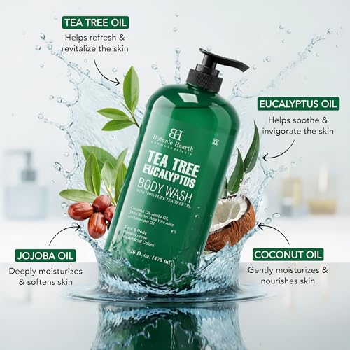 Image 2 of Botanic Hearth Eucalyptus & Tea Tree Body Wash ?6 fl oz