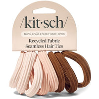 Thumbnail for Image 1 of Default Title for the product Kitsch Seamless Hair Ties No Damage - Stretchy Hair Bands - Rosewood, 8pcs