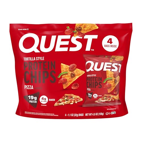 Image 1 of Default Title for the product Quest Pizza Tortilla Style Protein Chips, 4 Count