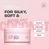 Thumbnail for Image 2 of Lee Stafford Coco Loco Coconut Shine Mask for Silky, Soft Hair 6.7 Fl Oz