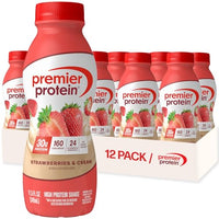 Thumbnail for Image 1 of Default Title for the product Premier Protein 30g High Protein Shake, Strawberries & Cream, 12 Pack