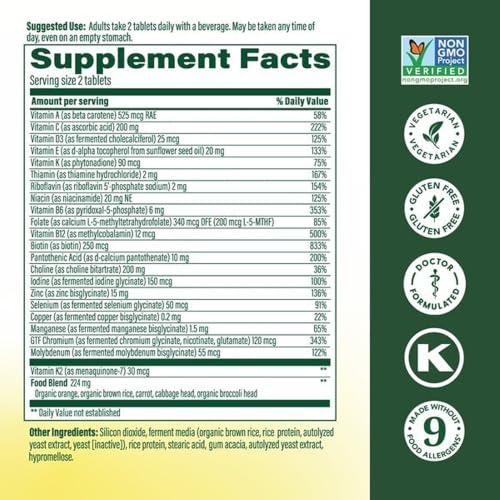 Image 4 of MegaFood Advanced Multivitamin for Men 40+ 120 Tablets