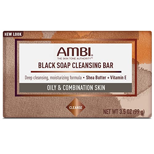 Image 2 of Ambi Cleansing Bar Soap Black With Shea Butter 3.5oz