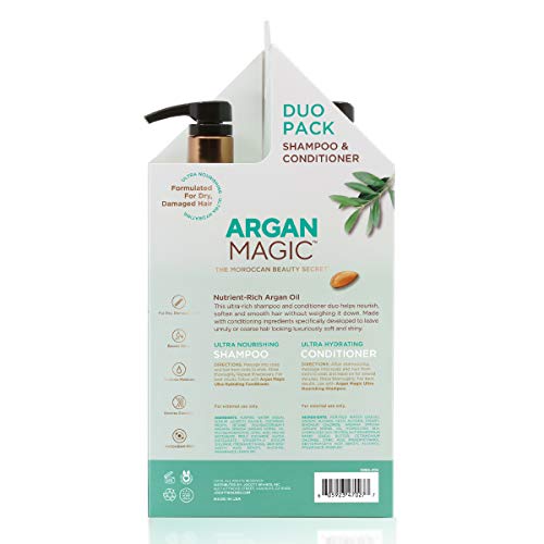 Image 3 of Argan Magic Ultra Shampoo and Conditioner Combo Pack (32 oz)
