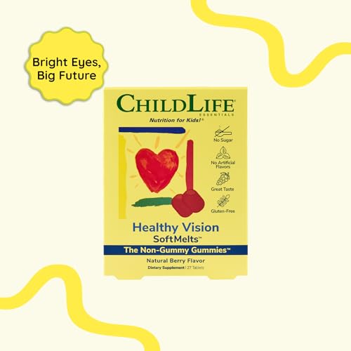Image 3 of ChildLife Essentials Healthy Vision SoftMelts, Berry, 27 Tablets
