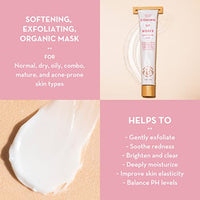 Thumbnail for Image 2 of The Organic Skin Co. Exfoliating and Hydrating Face Mask Coming Up Roses 2 Fl Oz