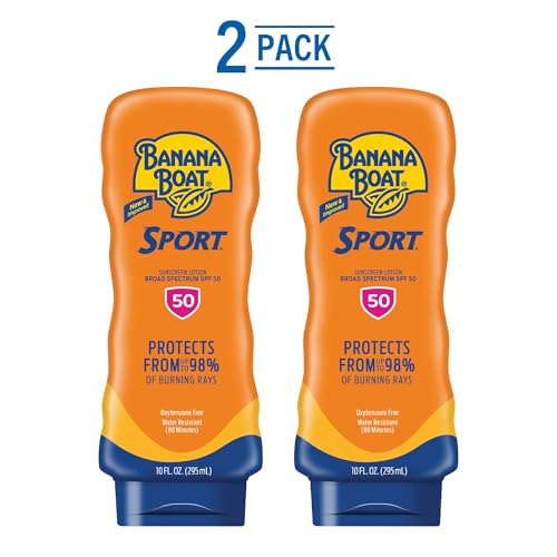 Image 3 of Banana Boat Sport Sunscreen Lotion SPF 50 10 Oz Twin Pack