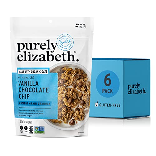 Image 1 of Default Title for the product purely elizabeth. Vanilla Chocolate Chip Ancient Grain Granola Gluten-Free Non-GMO 6 Ct 72oz Bulk