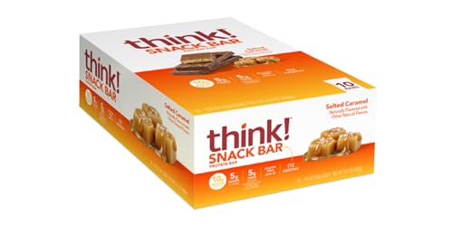 Image 1 of Default Title for the product thinkThin High Protein Snack Bar, Salted Caramel, 10 Count