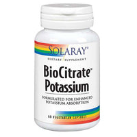 Thumbnail for Solaray BioCitrate Potassium 60 Caps