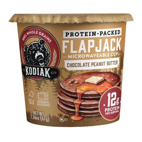 Image 3 of KODIAK CAKES Pancake On the Go, Chocolate Peanut Butter, 2.5 Ounce (Pack of 12)