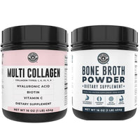Thumbnail for Image 1 of Default Title for the product Left Coast Performance Pure Bone Broth and Multi Collagen Powder for Joint, Hair, Skin, and Nails Support
