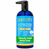 Thumbnail for Image 1 of Default Title for the product PURA D'OR Hair Thinning Therapy Biotin Shampoo ORIGINAL Herbal Scent, 16oz