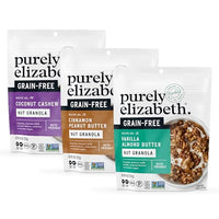 Thumbnail for Image 1 of Default Title for the product purely elizabeth. Keto Granola Best Sellers Variety Pack, Made with Nuts and Seeds, Grain-Free, Gluten-Free, Non-GMO (3ct, 8oz Bags)