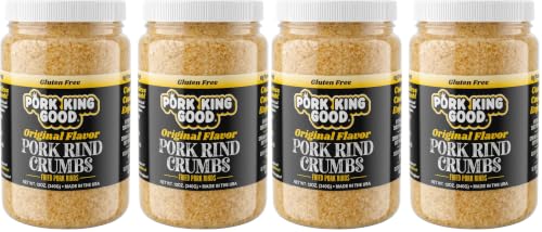 Image 1 of Default Title for the product Pork King Good Pork Rind Breadcrumbs - 4 Pack (Two 12 Oz Jars)
