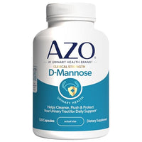 Thumbnail for Image 1 of 120 Count (Pack of 1) for the product AZO D-Mannose Supplement for Women & Men, Clinical Strength, 120 Capsules