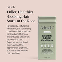 Thumbnail for Image 6 of Kitsch Rosemary & Biotin Conditioner for Hair Growth – Made in USA, 12.3 oz