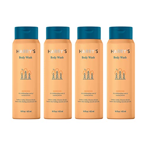 Image 1 of Default Title for the product Harry's Body Wash for Men Redwood 16 Fl Oz Pack of 4