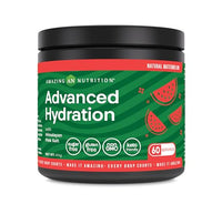 Thumbnail for Image 1 of Default Title for the product Amazing Nutrition Advanced Hydration Electrolyte Powder 60 Servings Natural Watermelon