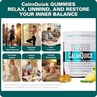 Thumbnail for Image 7 of Relaxium Calm Gummies with L-Theanine, B6, Magnesium, Lemon, 60ct