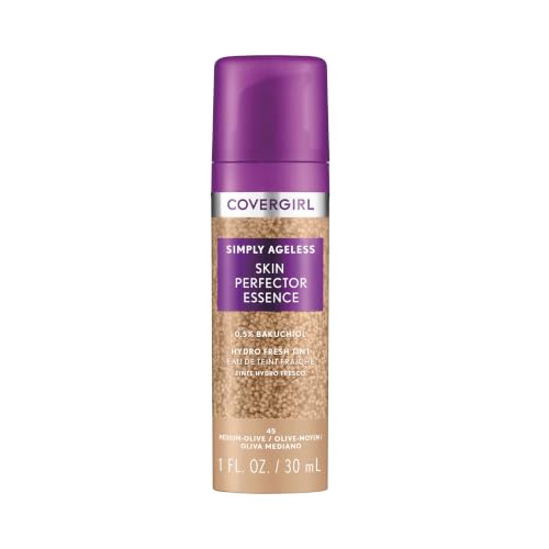 Image 2 of 45 Medium-Olive / 1 Fl Oz (Pack of 1) for the product Covergirl Simply Ageless Skin Perfector Essence Foundation