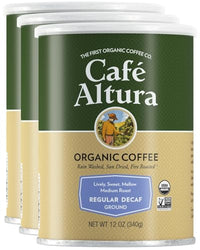 Thumbnail for Image 1 of Default Title for the product Cafe Altura Ground Organic Coffee, Regular Decaf, 12 oz Can