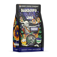 Thumbnail for Image 1 of Default Title for the product Bones Coffee Company Blueberry Blast Cake Flavored Coffee, Medium Roast, 12 Oz Ground