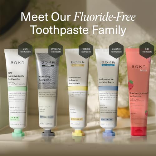 Image 6 of Boka Toothpaste - Nano Hydroxyapatite Toothpaste, Fluoride Free Toothpaste
