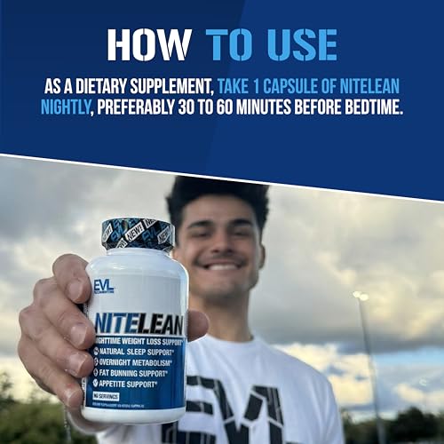 Image 5 of Evlution EVL Night Time Fat Burner for Weight Loss Support - 30 Servings