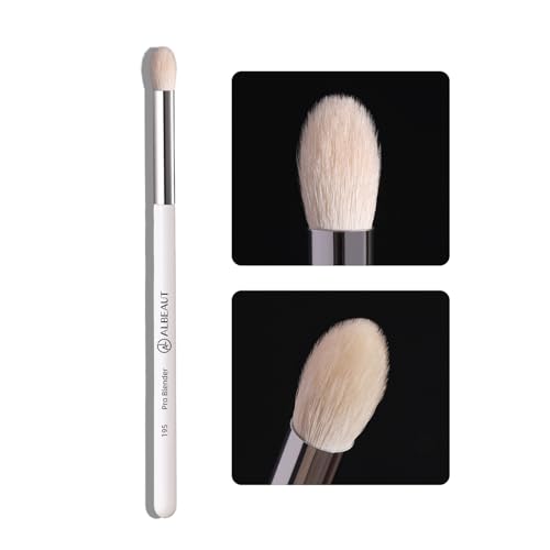 Image 1 of Default Title for the product ALBEAUT Tapered Eye Shadow Brush, Medium Powder Eyeshadow Blending Brush for Crease, Fluffy Eye Makeup Tool for Women and Girls (195 Pro Blender)