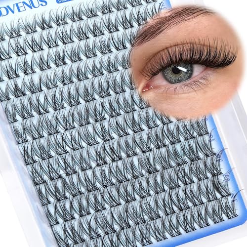 Image 7 of T-natural curly clusters for the product Goddvenus Eyelash Extensions Wispy Natural DIY C Curl Individual Lashes Clusters