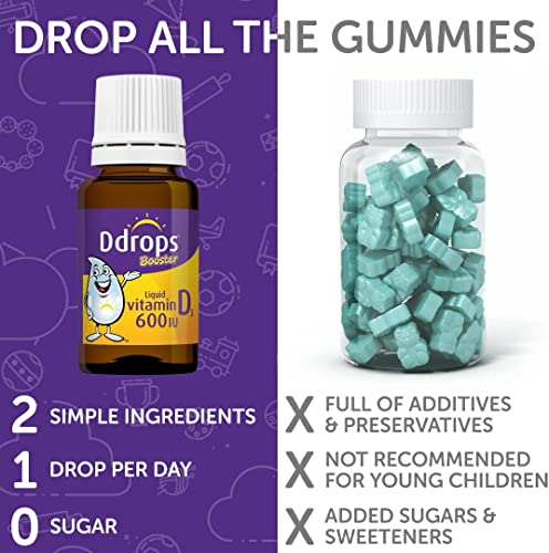 Image 8 of Ddrops Kids Booster 600IU 100 Drops Pack of 2