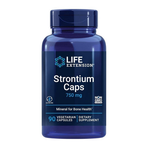 Life Extension Strontium Caps 750 mg 90 Vegetarian Capsules