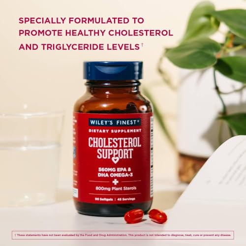Image 5 of Wiley's Finest Wild Alaskan Cholesterol Support, 120 Count